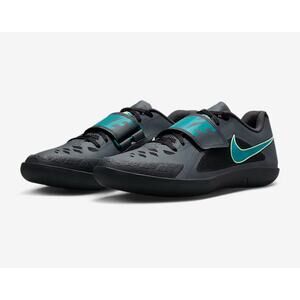 NEW Men's 9.5 Nike Zoom Rival SD 2 Black Green Throwing Shoes FZ9665-001